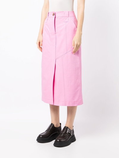 Shop Rejina Pyo Riley Panelled Design Skirt In Pink