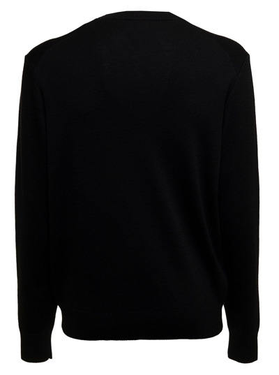 Shop Ami Alexandre Mattiussi Adc Crewneck Sweater In Black
