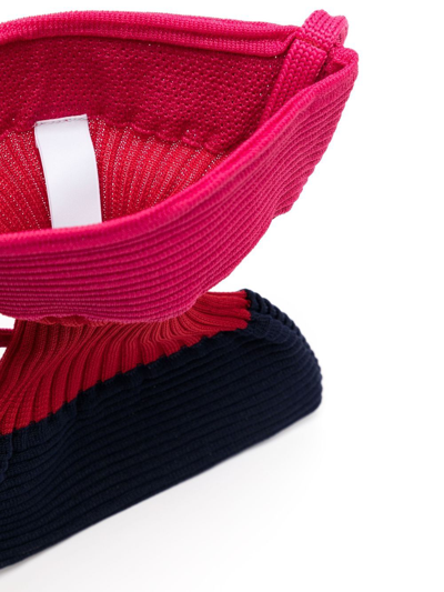 Shop Cfcl Strata Ribbed-knit Crossbody Bag In Pink