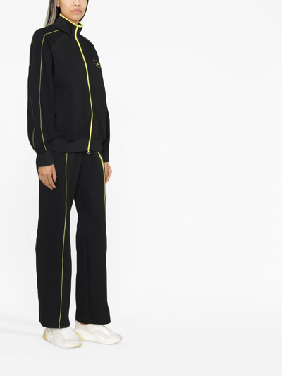 Shop Adidas By Stella Mccartney Logo-print Track Jacket In Black