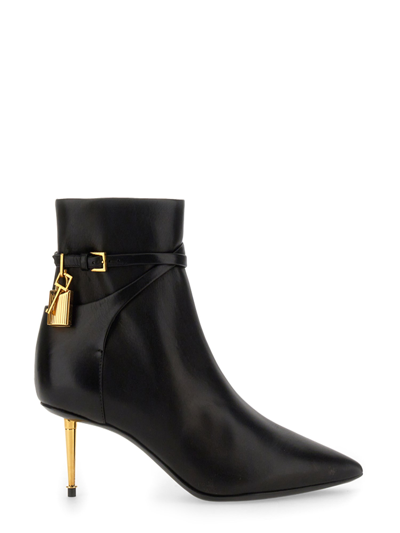 Shop Tom Ford Padlock Boot In Black