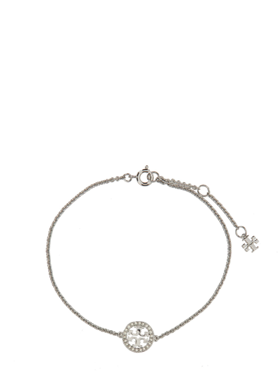 Shop Tory Burch Miller Chain Bracelet In Silver