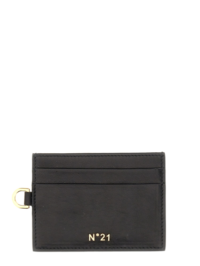 Shop N°21 Card Holder With Logo In Black