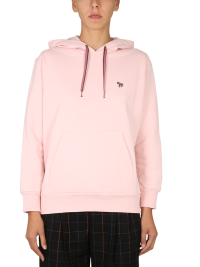 Shop Ps By Paul Smith "zebra" Sweatshirt In Pink