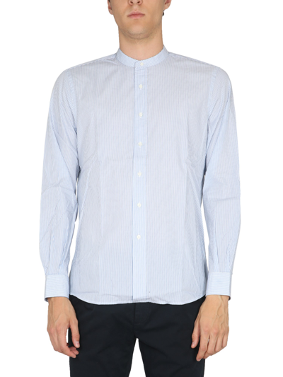 Shop Aspesi Regular Fit Shirt In Azure