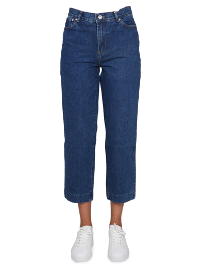 Shop Apc "new Sailor" Jeans In Denim