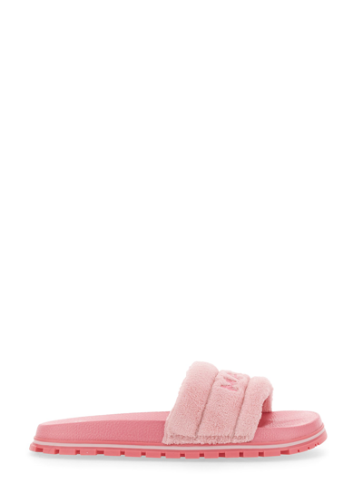 Marc Jacobs Pink 'the Terry Slide' Sandals In Pink