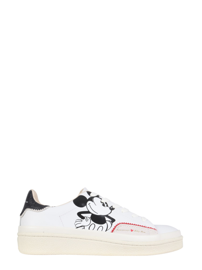 Shop Moa Master Of Arts Megamaster Mickey Mouse Sneakers In White