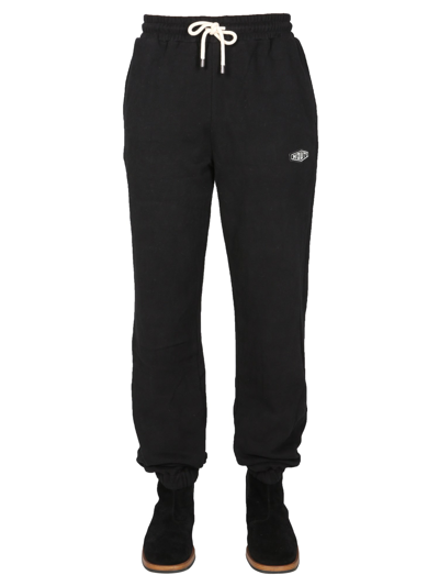 Shop Mouty "biggie" Jogging Trousers In Black
