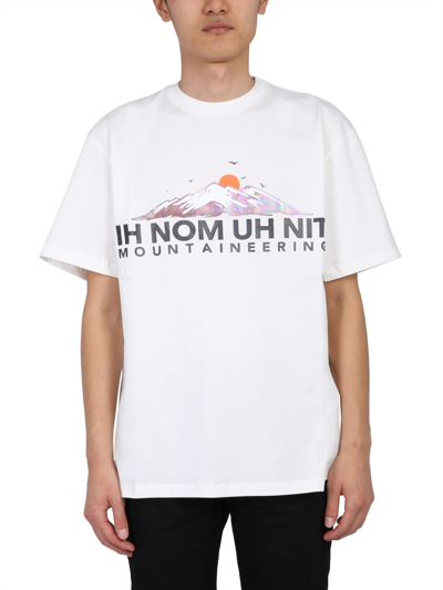 Shop Ih Nom Uh Nit Crew Neck T-shirt In White