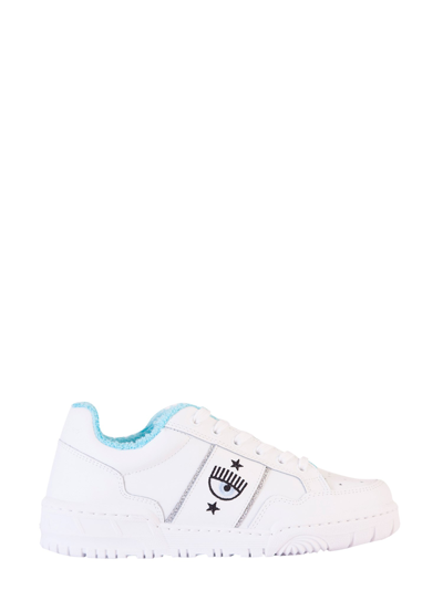 Shop Chiara Ferragni Sneaker Logomania In White