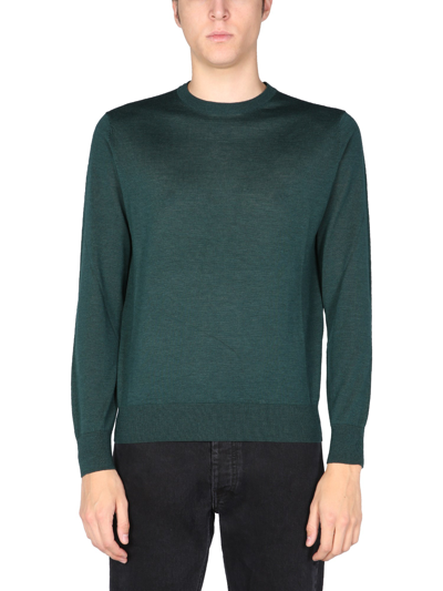 Shop Ballantyne Crew Neck Sweater In Green