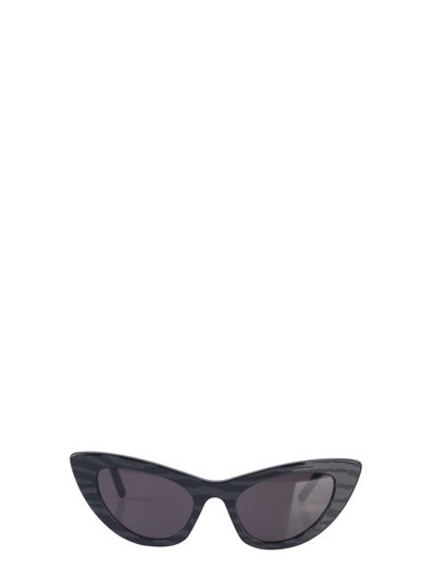 Saint Laurent New Wave 213 Lily Sunglasses In Black
