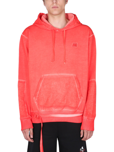 Shop Helmut Lang "military" Sweatshirt In Red