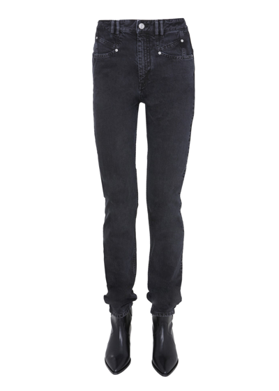 Shop Isabel Marant "nominic" Jeans In Black