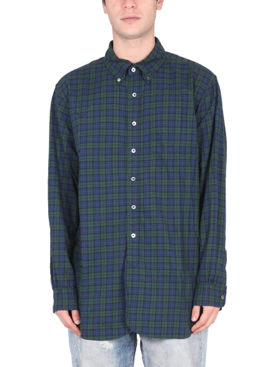 Shop Engineered Garments Oversize Fit Shirt In Black