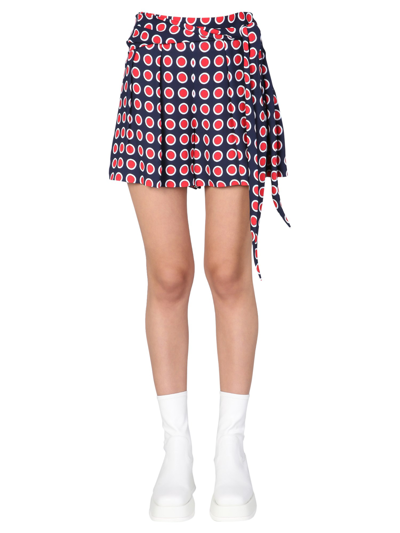 Boutique Moschino "eyelets" Shorts In Multicolour