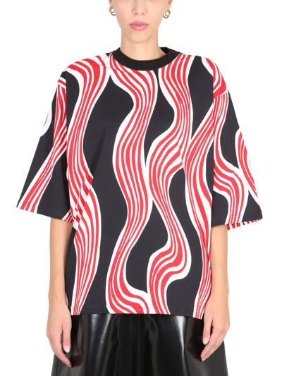 Moncler Genius 1 Moncler Jw Anderson Cotton Jersey T-shirt In Black