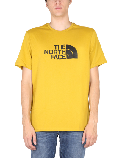 Shop The North Face Crewneck T-shirt In Yellow