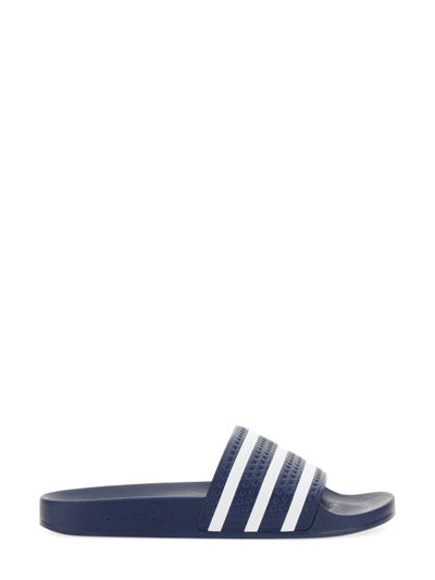 Shop Adidas Originals Slipper "adilette" In Blue