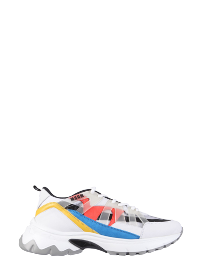 Shop Msgm Trainers Sneakers In Multicolour