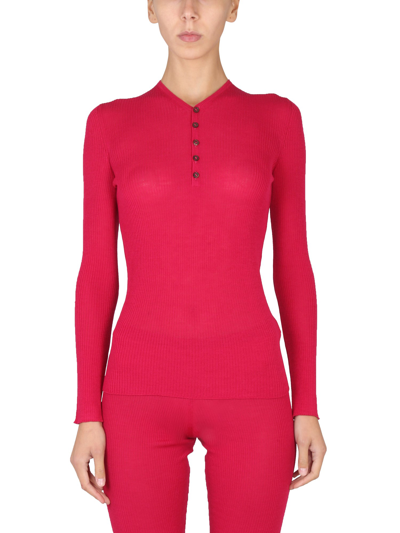 Shop Dsquared2 Slim Fit Shirt In Fuchsia