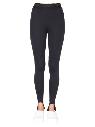 Ambush Stirrup High-waist Leggings In Black