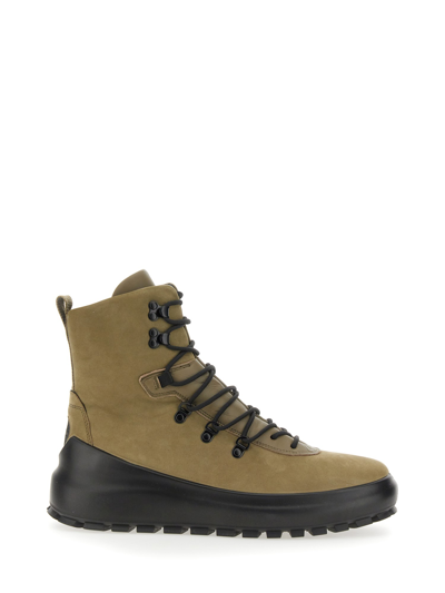 Shop Stone Island Lace-up Hiking Boot In Green