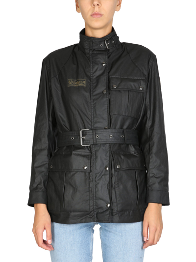 Shop Belstaff Trialmaster Heirloom Jacket In Black