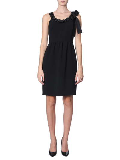 Shop Boutique Moschino Tubino Dress In Black