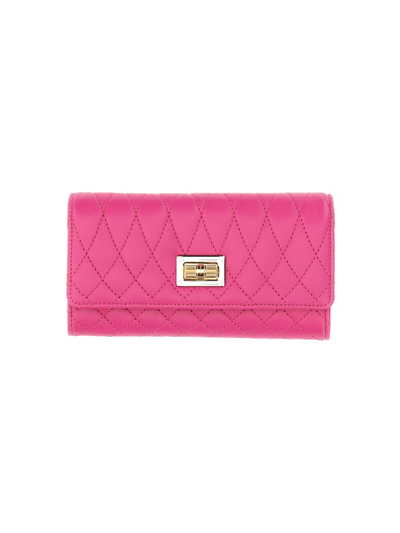 Shop Lanvin "continental" Portfolio In Pink
