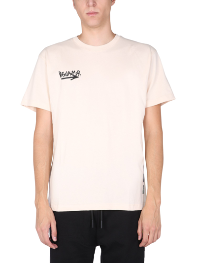 Shop Disclaimer T-shirt With Screen Print In White