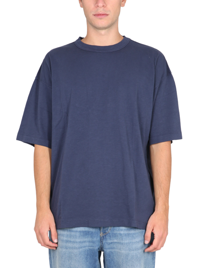Shop Ymc You Must Create Crewneck T-shirt In Blue