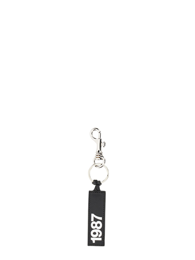 Shop Apc Keychain 1987 In Black
