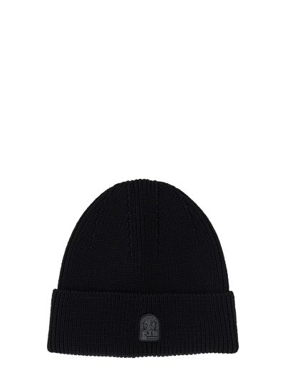 Parajumpers Beanie Hat With Logo In Black | ModeSens