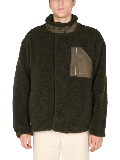 Shop Ambush Fleece Jacket In Military Green