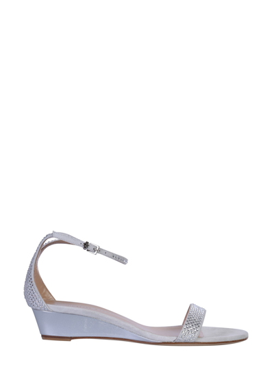 Shop Giuseppe Zanotti "kanda" Sandals In Grey