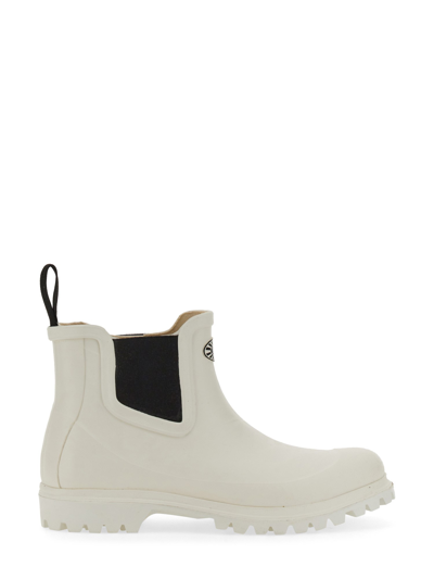 Shop Superga Rubber Boot In White