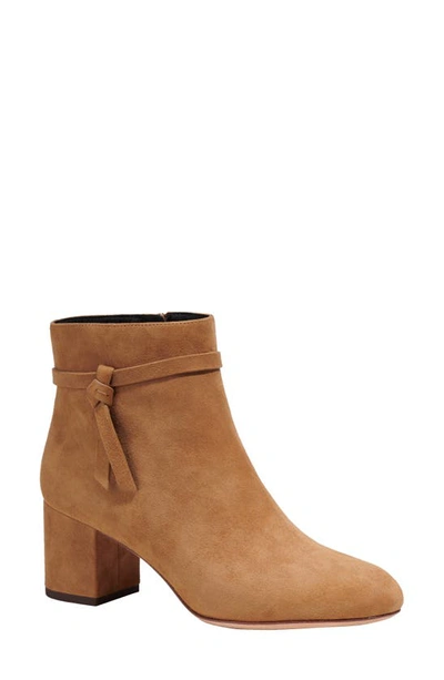 Shop Kate Spade Knott Bootie In Medium Biscotti