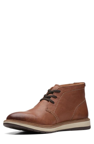 Shop Clarks Chantry Boot In Tan Leather