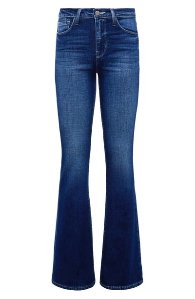 Shop L Agence Bell High Waist Flare Jeans In Frisco