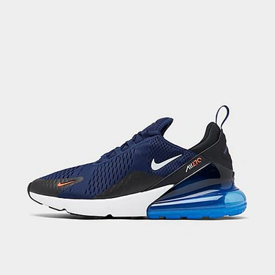 Shop Nike Men's Air Max 270 Casual Shoes In Midnight Navy/white/bright Crimson/black