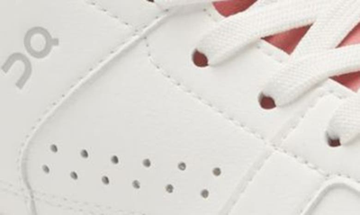 Shop On The Roger Clubhouse Tennis Sneaker In White/ Rosewood