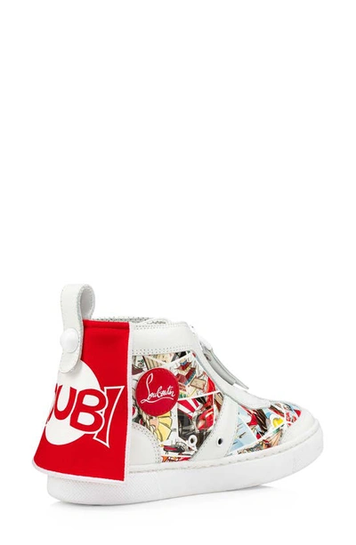 Shop Christian Louboutin Kids' Superloubi Sneaker In Version Multi