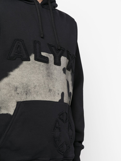 Shop Alyx 1017  9sm Unisex Graphic Hoodie In Black