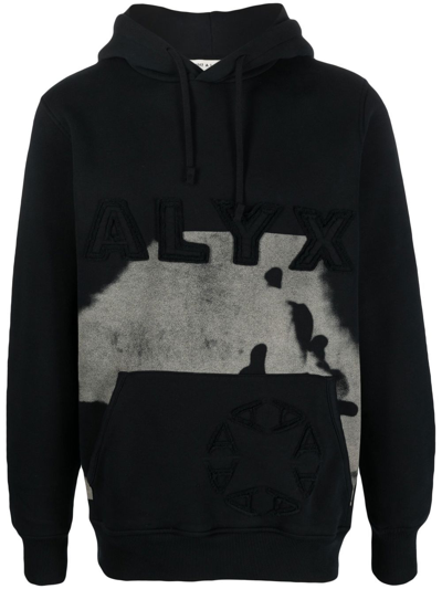 Shop Alyx 1017  9sm Unisex Graphic Hoodie In Black