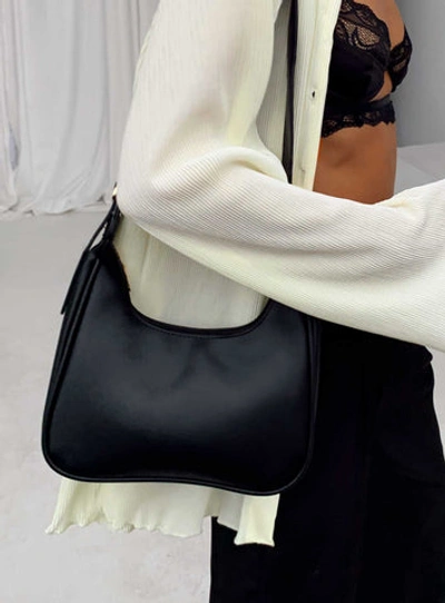 Shop Princess Polly Ludo Shoulder Bag In Black