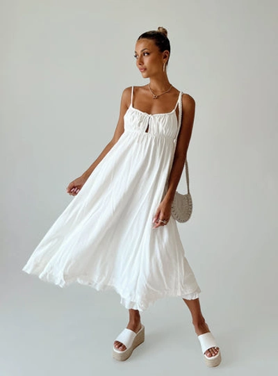 Princess Polly Empress Of Love Maxi Dress In White | ModeSens