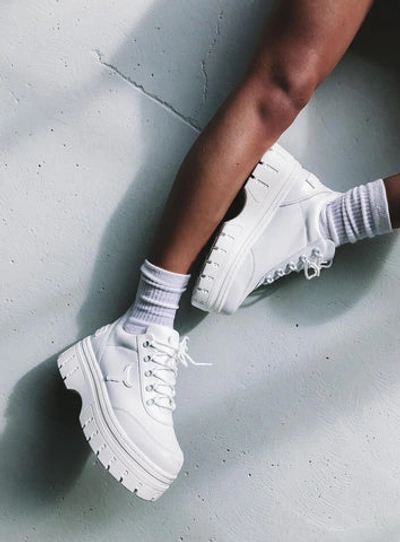 Shop Windsor Smith Lux Sneakers In White