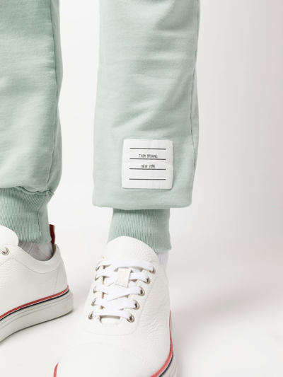 Thom Browne 4-bar Stripe Cotton Sweatpants In Green
